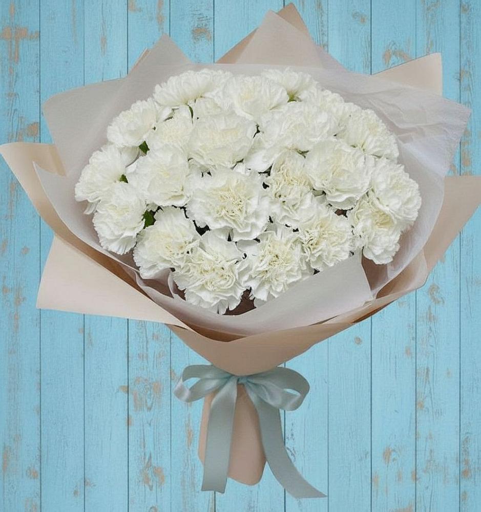 Букет цветов из: Гвоздики в Михали