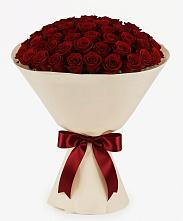 Букет 101 Бордовая роза Блэк Бакарра в Михали
