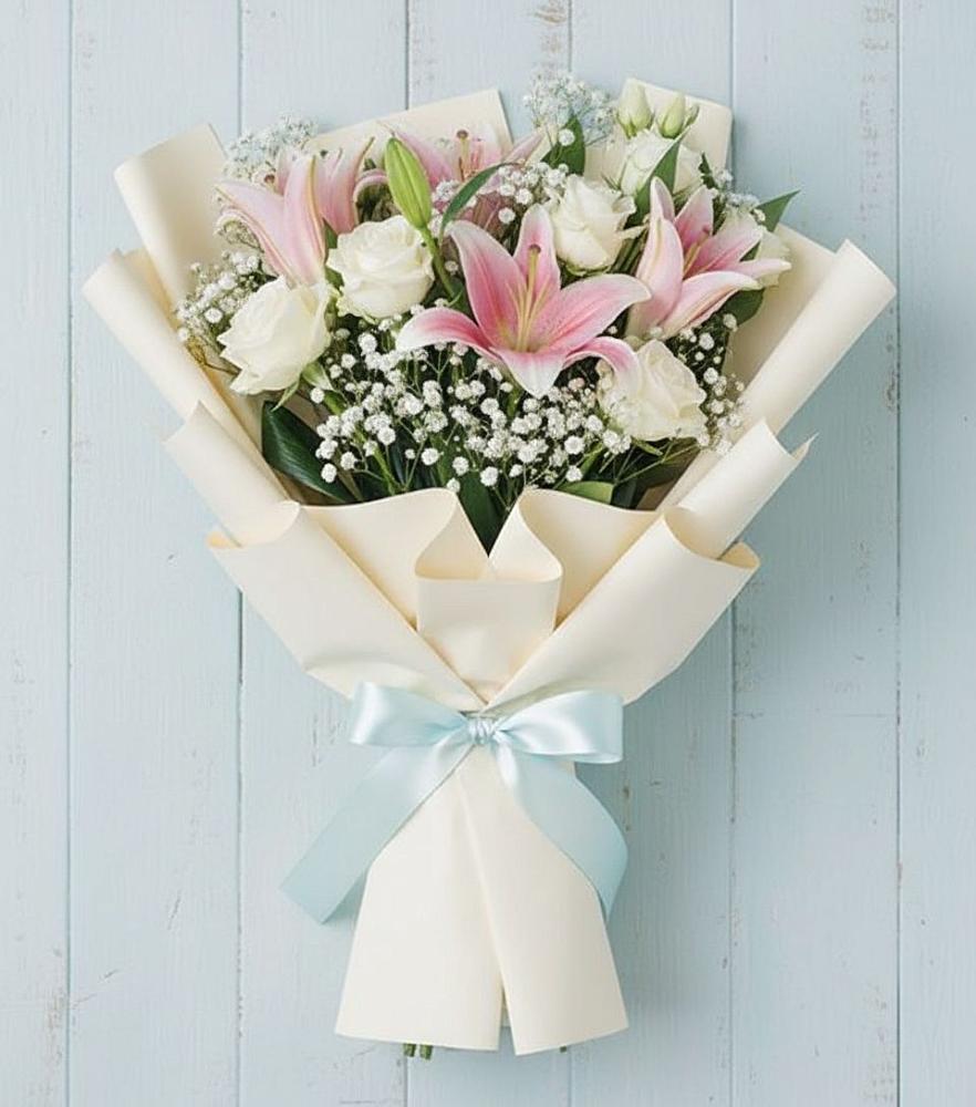 Букет цветов из: Лилии в Михали