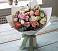 Букет цветов из: Розы, Лизиантусы и Гвоздики в Михали