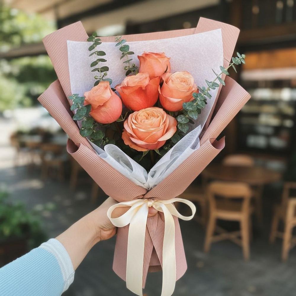 Букет цветов из: Розы в Михали