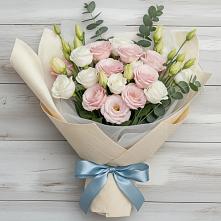 Букет цветов из:  Лизиантусы #REPLACE_PRED# Михали