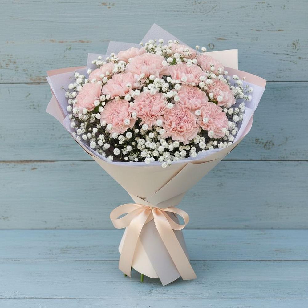 Букет цветов из: Гвоздики в Михали