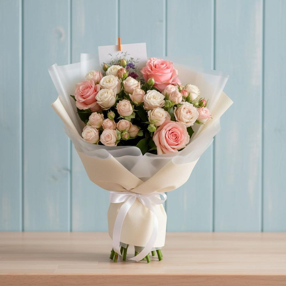 Букет цветов из: Розы в Михали