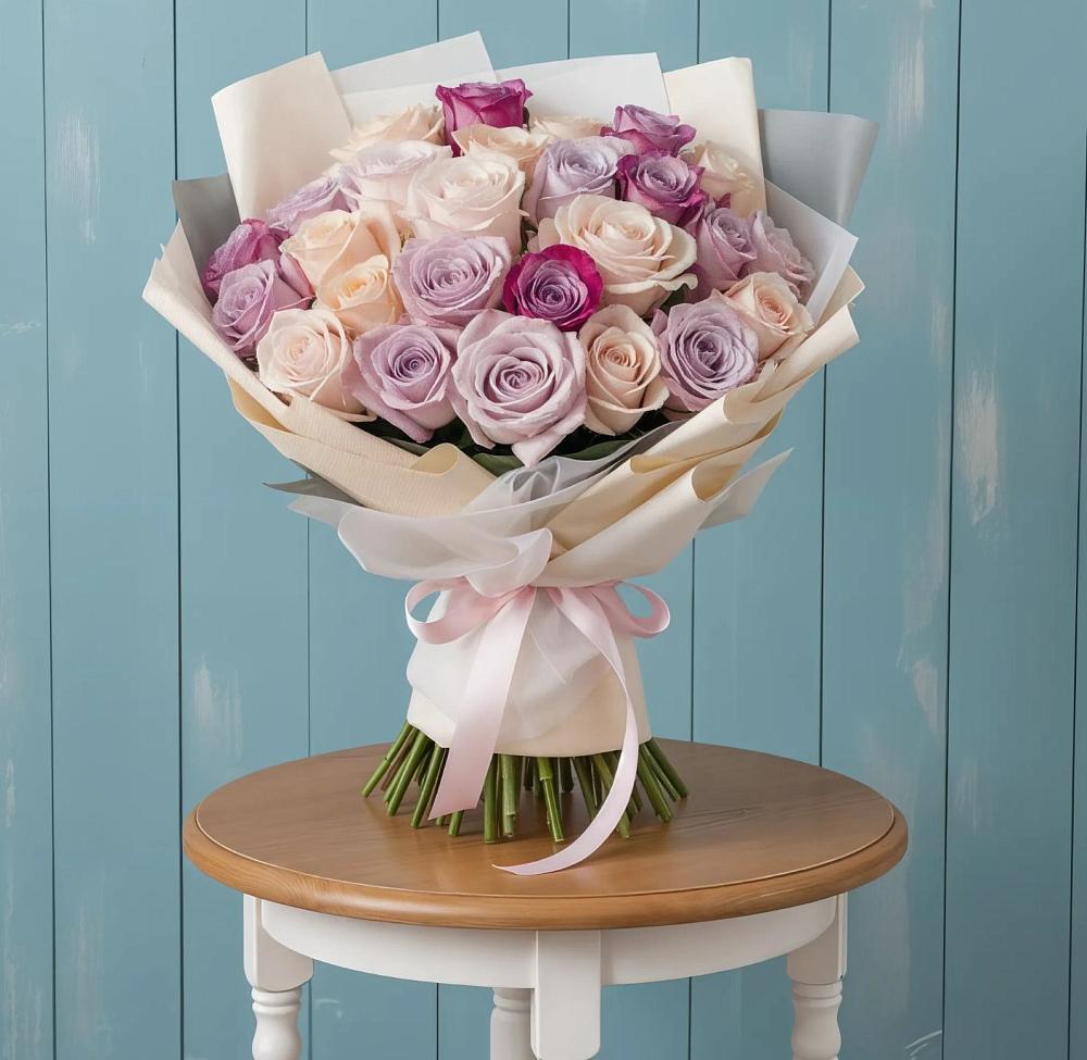 Букет цветов из: Розы в Михали