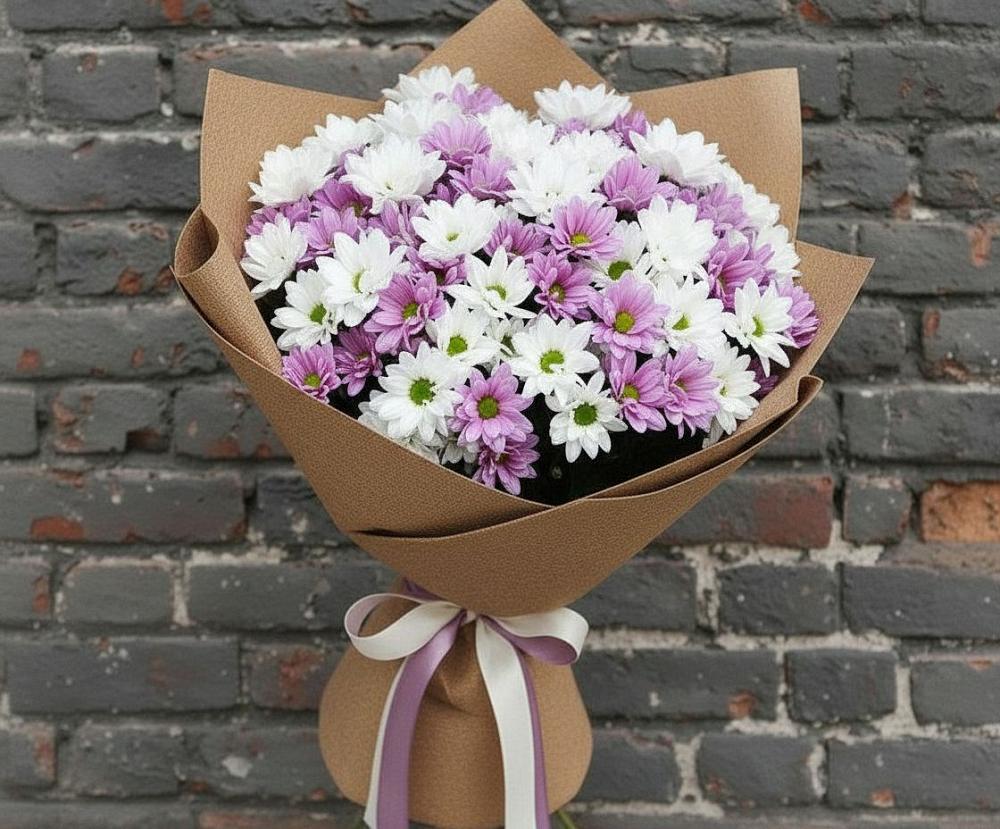 Букет цветов из: Хризантемы в Михали