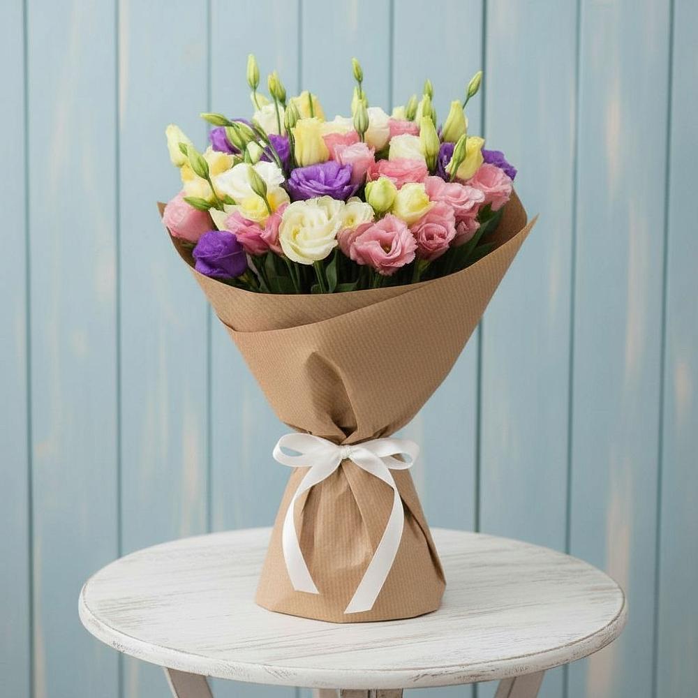 Букет цветов из: Лизиантусы в Михали