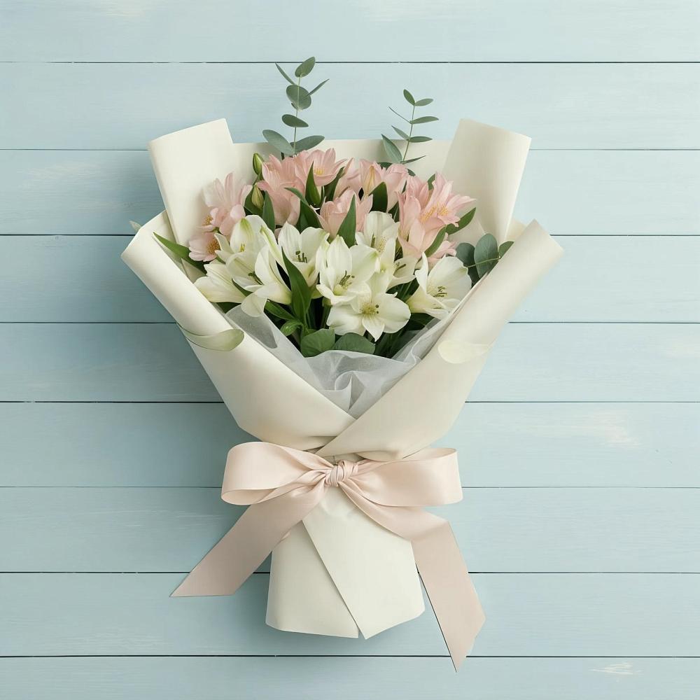 Букет цветов из: Альстромерии в Михали