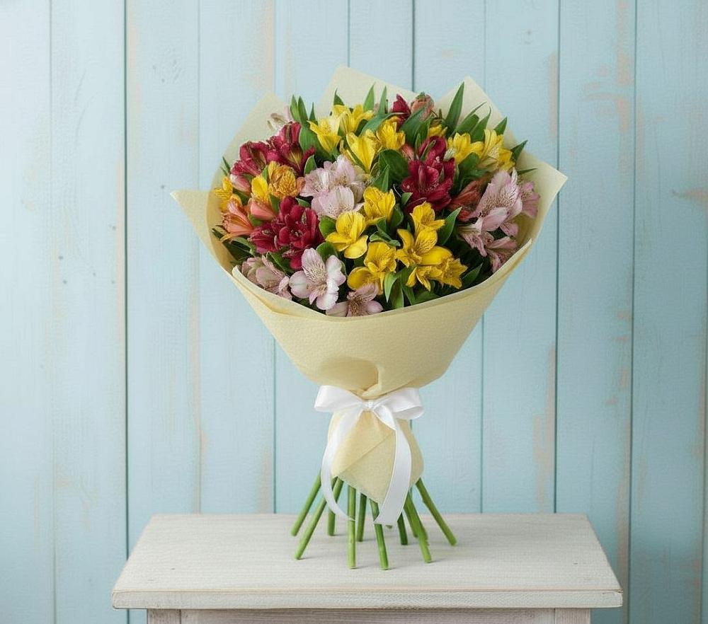 Букет цветов из: Альстромерии в Михали