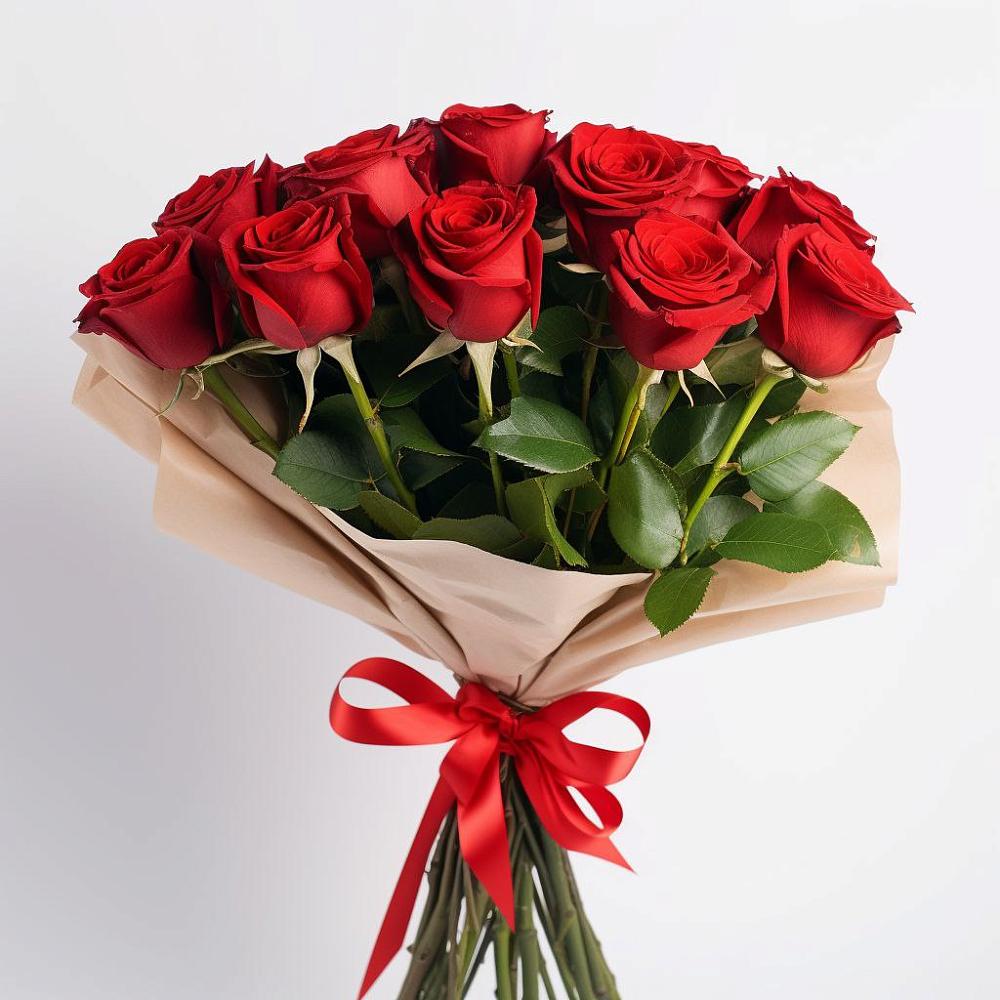 Букет 11 Красных роз Эдлесс Лав в Михали