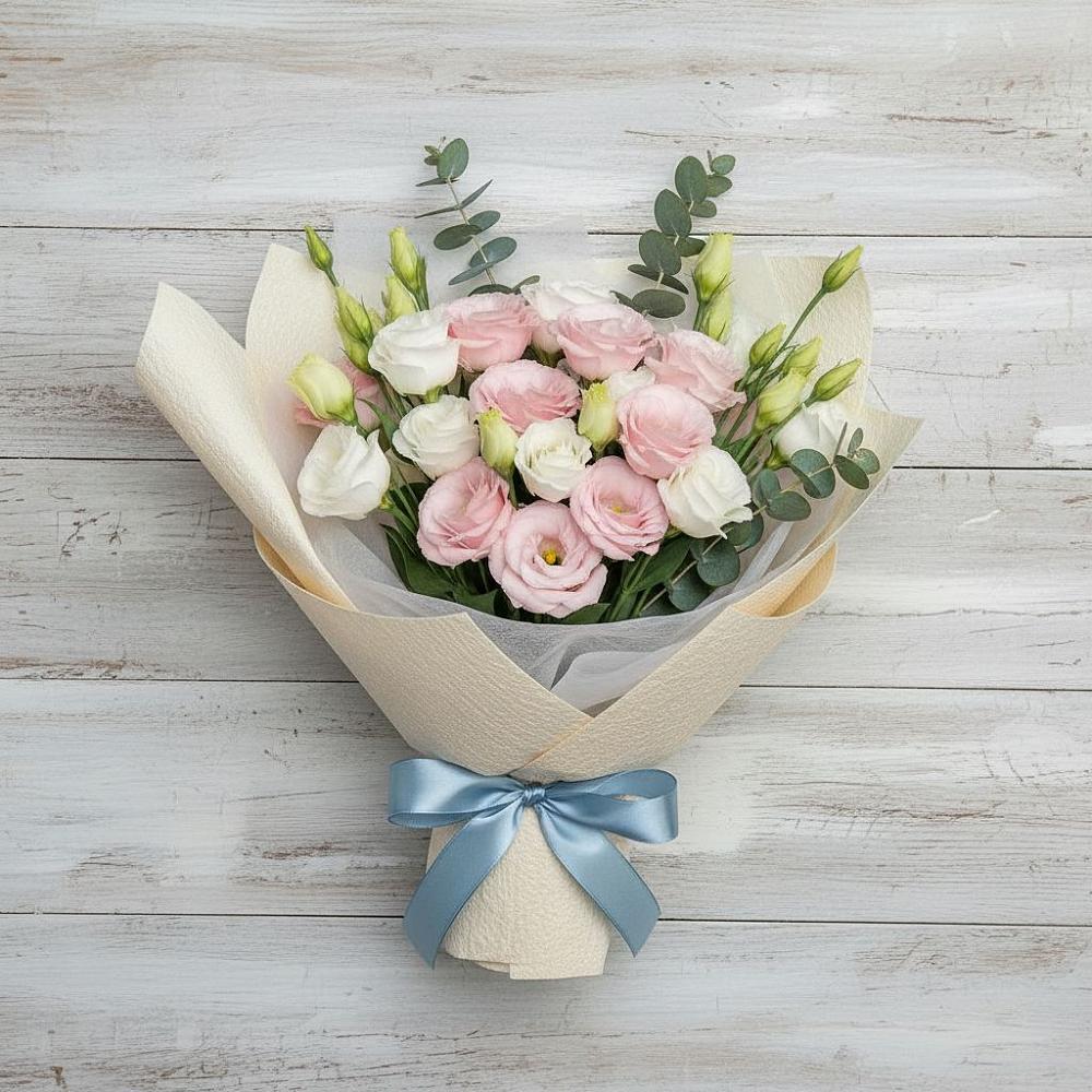 Букет цветов из: Лизиантусы в Михали